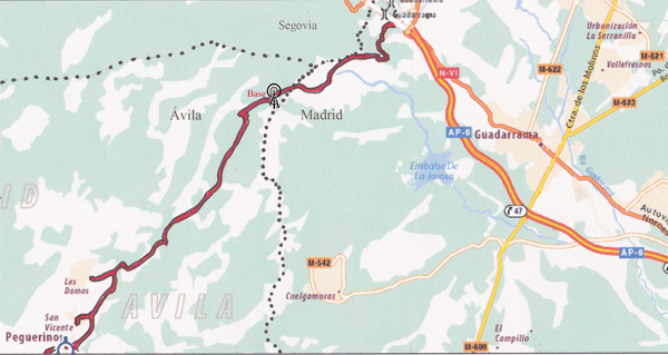 Mapa de situación de la Maratón